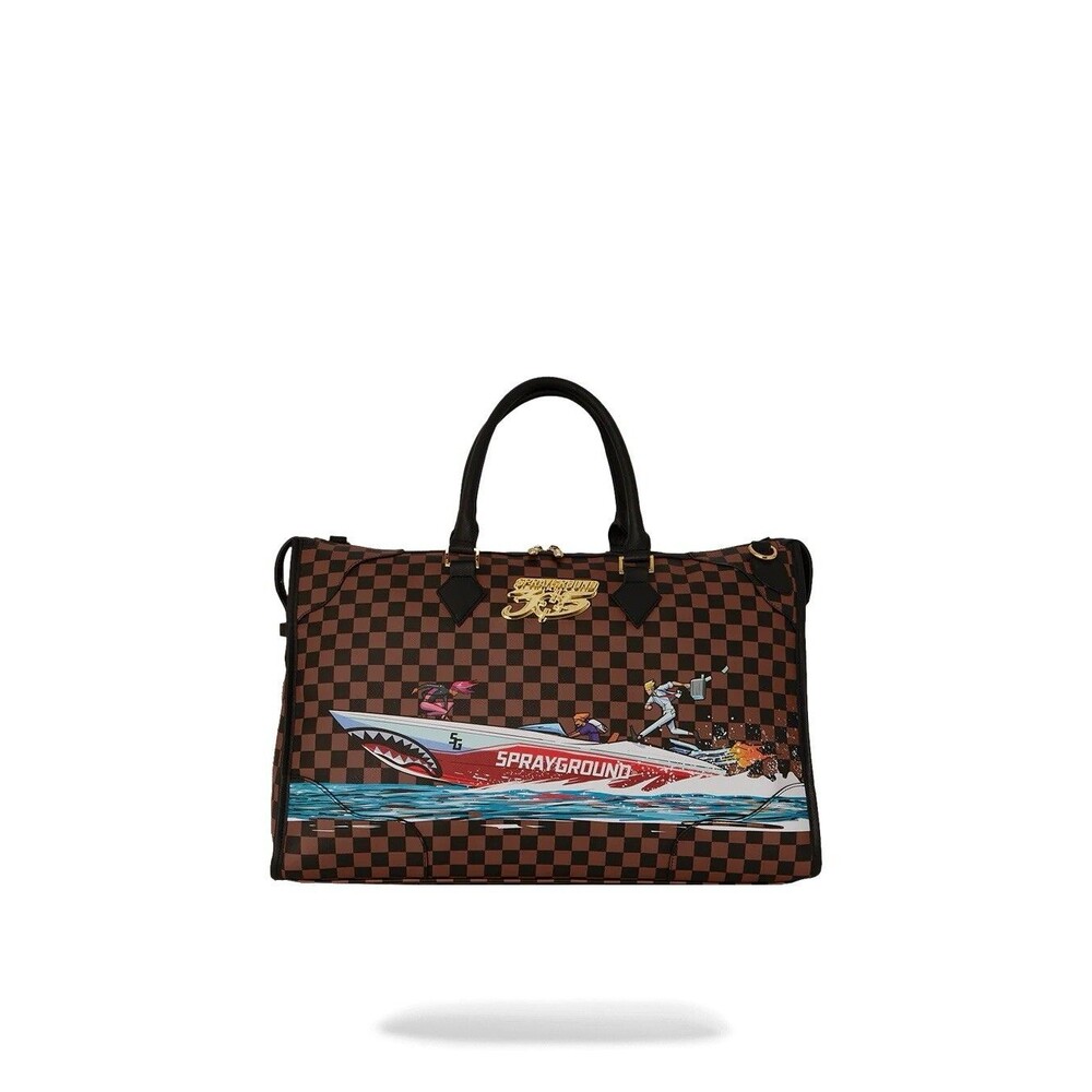 Sprayground  305 Speedboat Getaway Pyramid Duffle